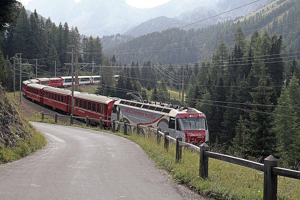 FERRAGOSTO SUL TRENINO ROSSO DELL’ALBULA